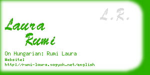 laura rumi business card